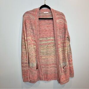 Maurices Women’s Cardigan Sweater Top Medium Open Front Long Sleeve Pockets